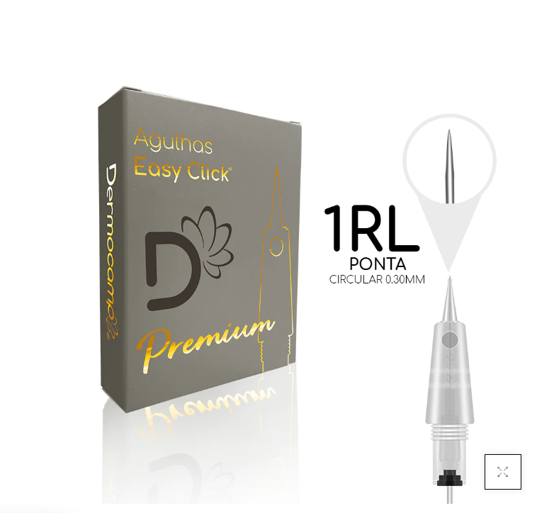 EASY CLICK®️ PREMIUM NEEDLE CARTRIDGES- 1 RL 0.30mm